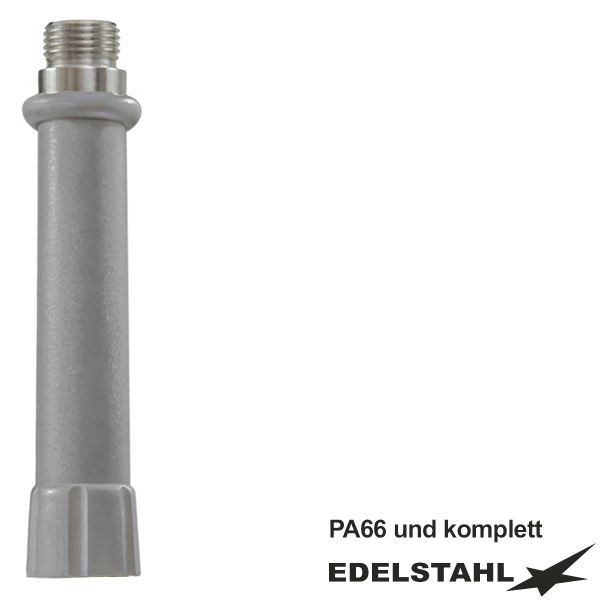 Brausehandgriff 1/2" IG x 1/2" AG grau