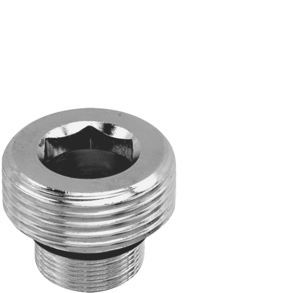 Gewindenippel M10x1 AG x 1/2" AG lang mit O-Ring MC