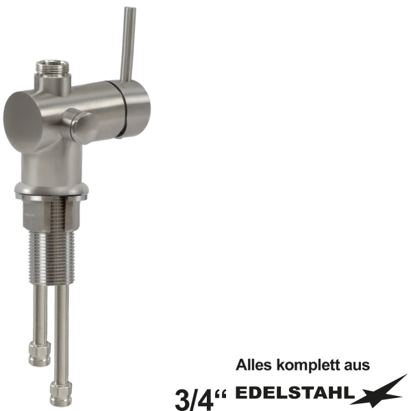 optitop ELB-Baugruppe 1 1/4" Stutzen 3/4" ohne Flex VA