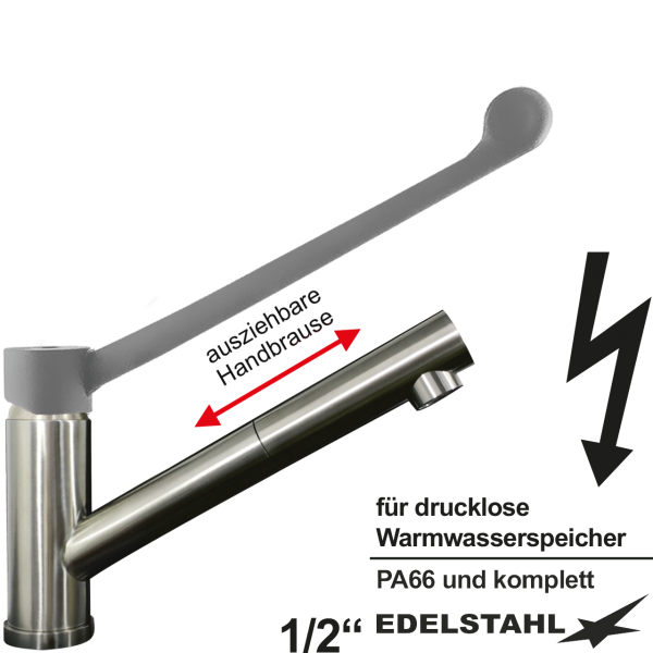 elyx Spültischbatterie 1/2" ND