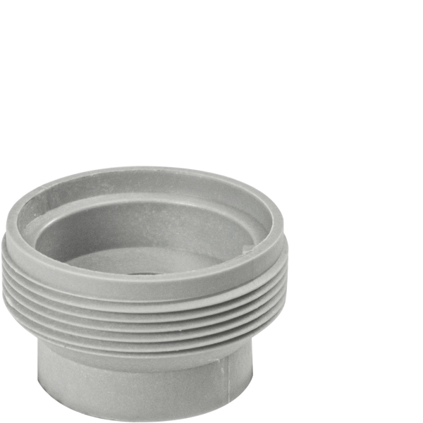 Brausekopf breit 3/4" IG zu Typ E PA66 grau