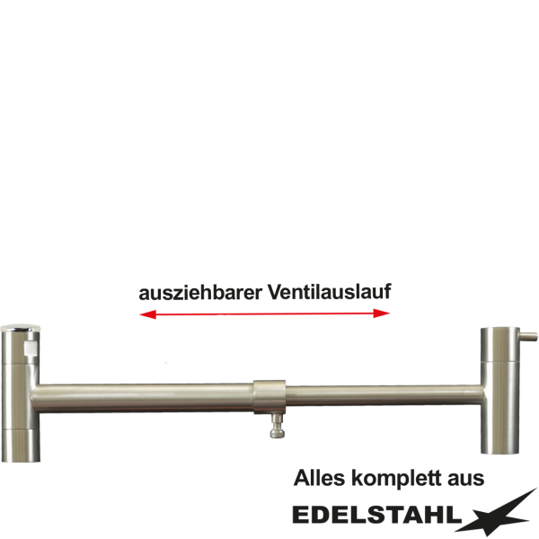 T-Ventilauslauf für A1-1280 1/2" mit Stopfen A200-330 mm