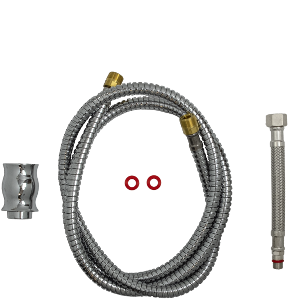 Brause-Set M15x1 IG gewölbt m. Schlauch u. Flex MC