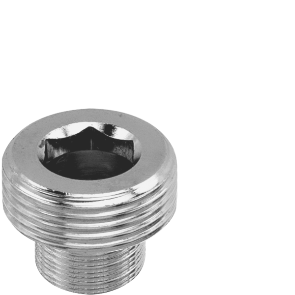 Gewindenippel M10x1 AG x 1/2" AG lang ohne O-Ring MC