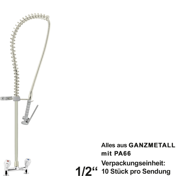 black Vorspülbrause 1/2"