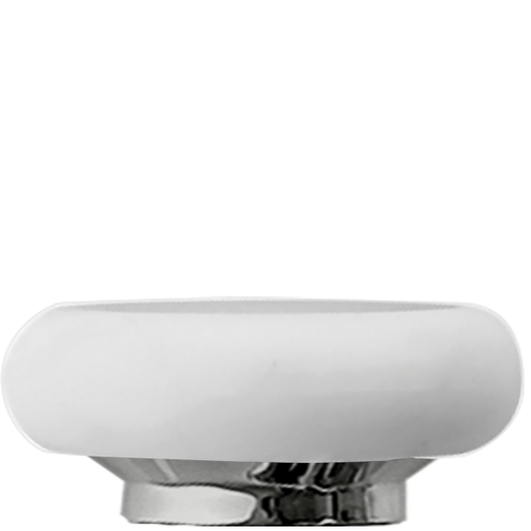 Brausekopf 3/4" IG weiss verchromt