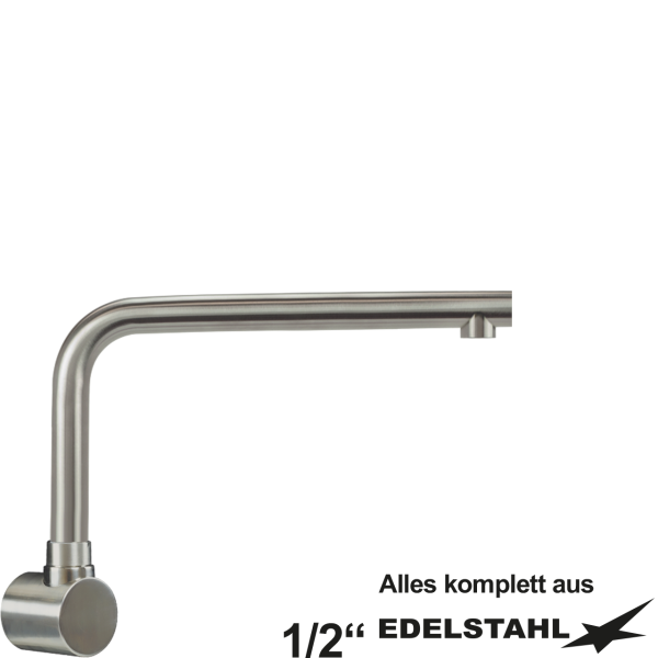 pro Wand-Rohrauslauf oben 1/2"