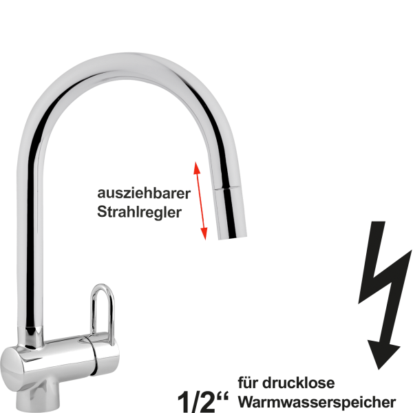 noah Spültischbatterie 1/2" ND