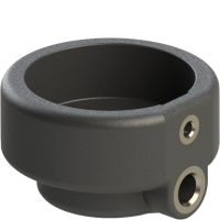 Federhalter PA66/VA schwarz mit Schraube VA M8x5 Inbus4 Federhalter PA66/VA schwarz mit Schraube VA M8x5 Inbus4