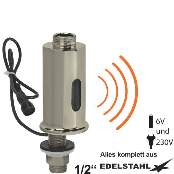 pin Sensor-Standventil-Körper V2A 1/2"