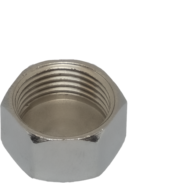Verschlusskappe 3/4" IG verchromt