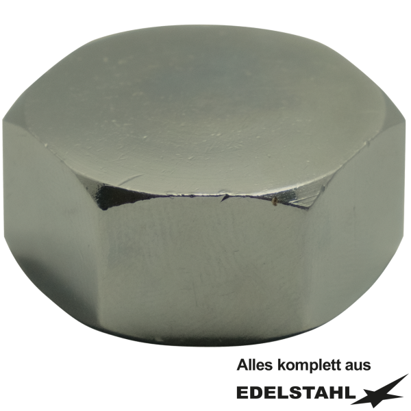 Kappe mit O-Ring 3/4" IG zu A2-1755+2443 Edelstahl