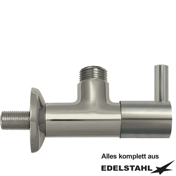 Eckventil 3/4" x 3/4" aus Edelstahl Staffelpreise