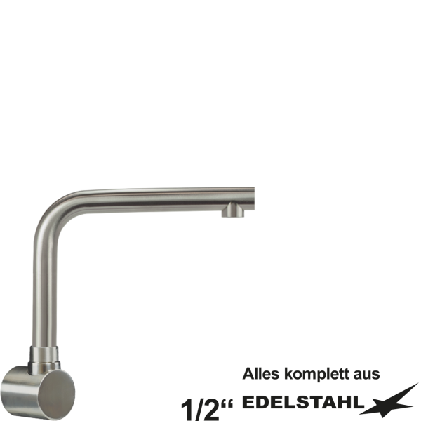pro Wand-Rohrauslauf oben 1/2"