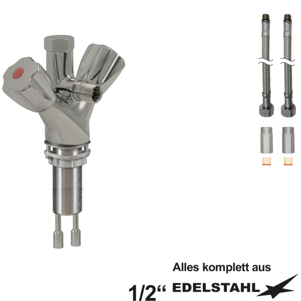exel Einlochbatterie Abgang 1/2" vorne